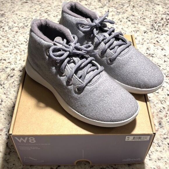 Allbirds Women’s Wool Runner-Up Mizzle in Medium Gray Size 8 NIB - Picture 4 of 7